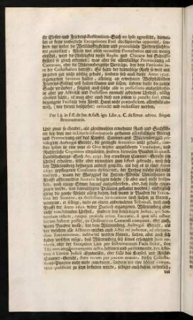 C2v - Gr, Und zwar so ehender, als gleichwohlen erwehnter Rath ...