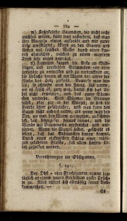 § 141-142. Verrichtungen im Obstgarten.