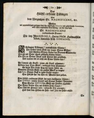 110-120, Das Höchst-erfreute Tübingen...