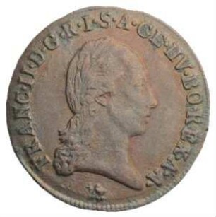 Fundmünze, 1/2 Kreuzer, 1800
