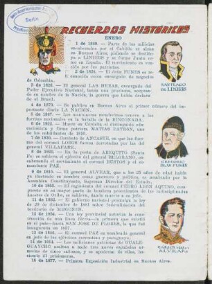 Recuerdos históricos