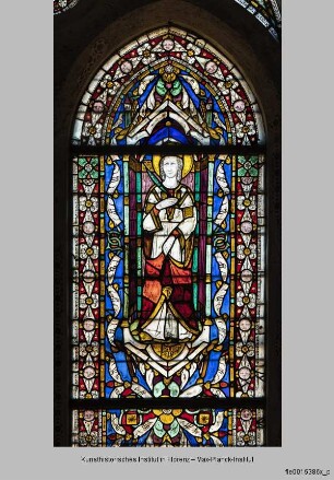 Fenster B-III, B-II und B-I der Katharinenkapelle : Fenster B-II : Heilige Katharina von Alexandrien