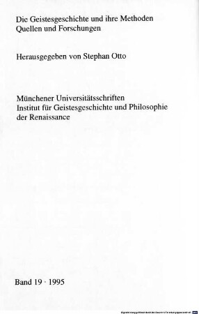 Über die Methoden : = (De methodis)