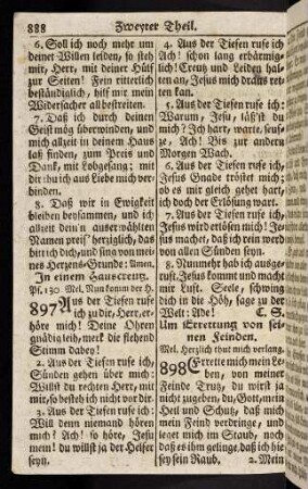 888-897, In einem Hauscreutz; ... (897 - 908)
