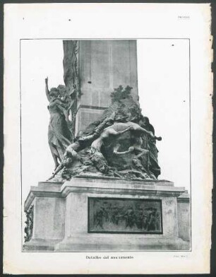[Fotografía de] Detalles del monumento