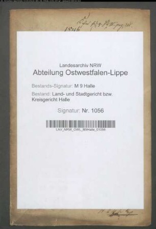 Legitimation der Erben des Kaufmanns Bendix Anton Weinberg zu Werther