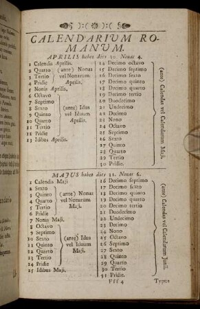 Calendarium Romanum.