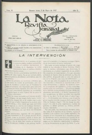 La intervención