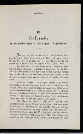 Ansprache