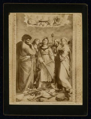 Pinacoteca Nazionale di Bologna, Bologna Gemälde: Ansicht, Gemälde »Die Verzückung der Heiligen Cäcilia« von Raffael