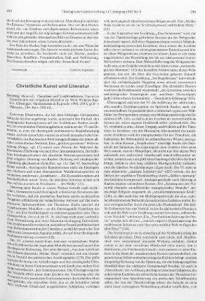 289-291 [Rezension] Detering, Heinrich, Theodizee und Erzählverfahren