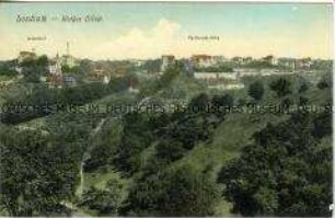 Panorama von Loschwitz-Weißer Hirsch bei Dresden