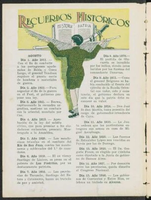 Recuerdos históricos AGOSTO