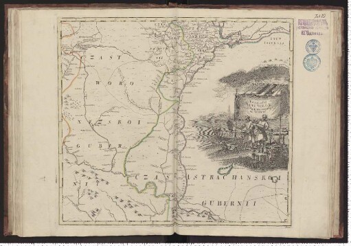Delineatio Fluvii Volgae a Samara usque ad Tsaricin