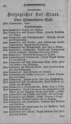 Herzoglicher Hof-Staat