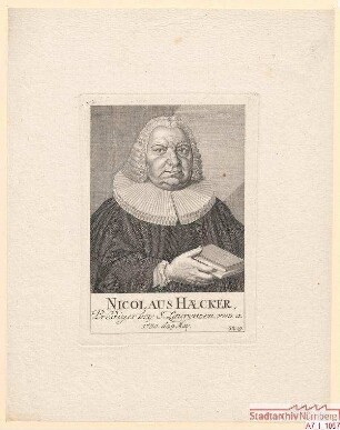 Nicolaus Haecker, Prediger bei St. Lorenz