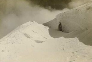 Italien. Ortlergruppe. Eisbruch am Ortler (3902 m)