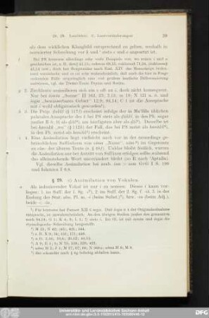 § 29. c) Assimilation von Vokalen.