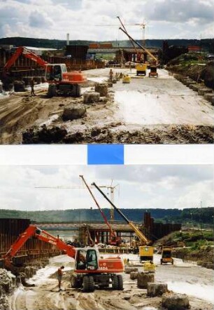 Engelbergbasistunnel Neue Trassierung der A 81 vor dem Nordportal