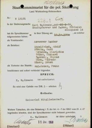 Weikmann, Karl