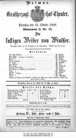 Die lustigen Weiber von Windsor