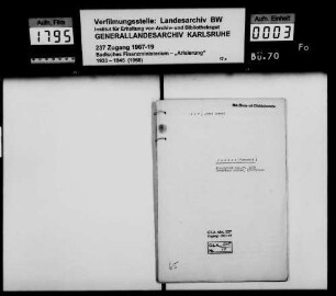 Bär, Jakob Israel, Kaufmann Buchen Käufer: Emil Grasberger, Eheleute, Schmiedemeister Buchen Lagerbuch-Nr. 182 b Buchen