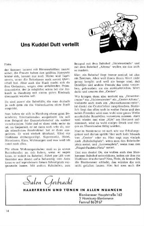 Uns Kuddel Dutt vertellt