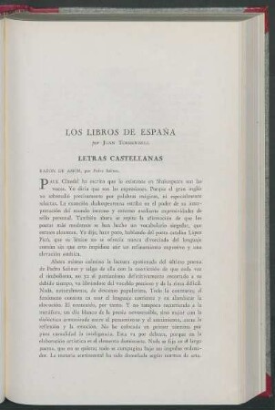 Los libros de España