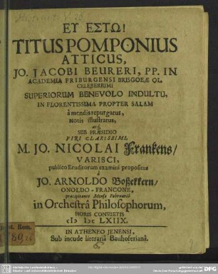 Titus Pomponius Atticus