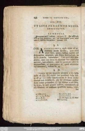 Tit. XVI. Ut Lite Pendente Nihil Innovetur.
