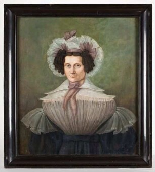 Ölgemälde / Portrait Wilhelmine Bütemeister / Maler unbekannt