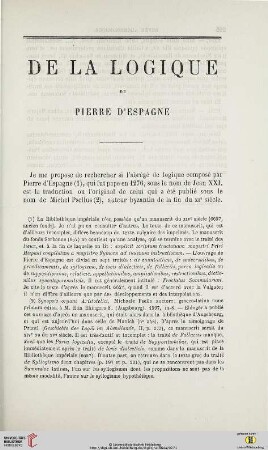 N.S. 10.1864: De la logique de Pierre d'Espagne