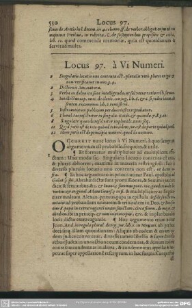 Locus 97. à Vi Numeri