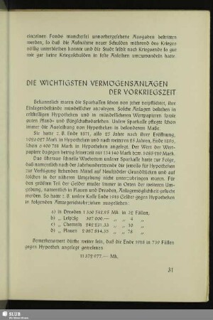 Die Wichtigsten Vermögensanlagen Der Vorkriegszeit