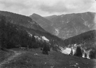 Das Johannestal : Blick von einer Bergkuppe in das Johannestal