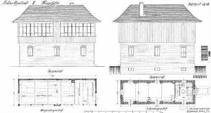 Königshofen (Baden): Stellwerk II, Längsansicht Nebengeb.