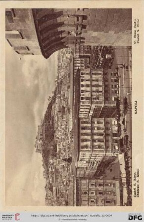 Napoli – Castel S. Elmo. – Château S. Elmo. – St. Elmo Castle – Castel S. Elmo