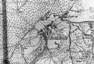 Bernsdorf-Zeißholz. Meßtischblatt Nr. 21, Sekt. Straßgräbchen