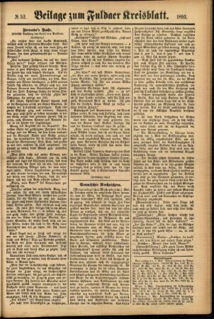 Zweite Ausgabe vom Donnerstag, den 04. Mai 1893.