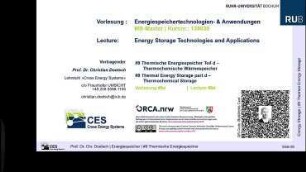 Energiespeichertechnologien- & Anwendungen: 9 d. Thermische Energiespeicher - Thermochemische Wärmespiecher