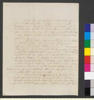 Brief von Boisserée, Sulpiz an Goethe, Johann Wolfgang von