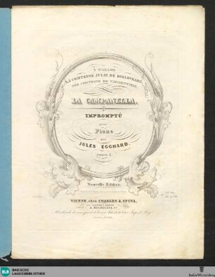 La campanella : Impromptu pour piano; oeuvre 2