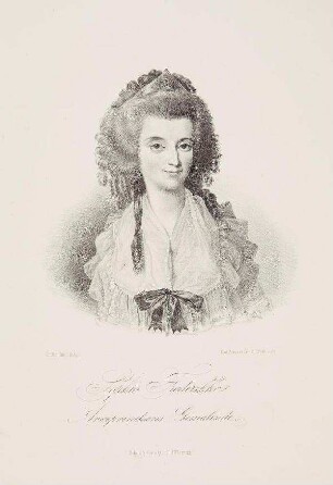 Bildnis von Sophie Friederike Erbprinzessin von Dänemark (1758-1794)