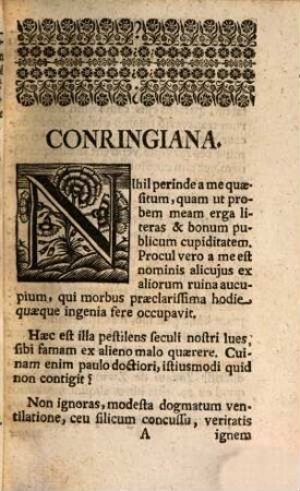 Conringiana epistolica