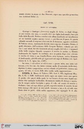 Cap. XVIII: Perseo ed Andromeda