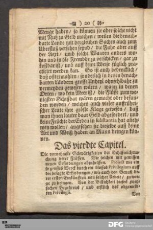 Das vierdte Capitel.