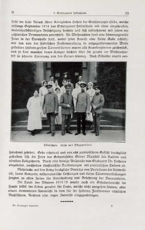 Hildaschule. Ärzte und Pflegepersonal.