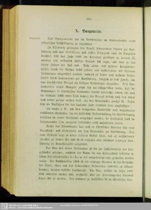 X. Baugewerbe