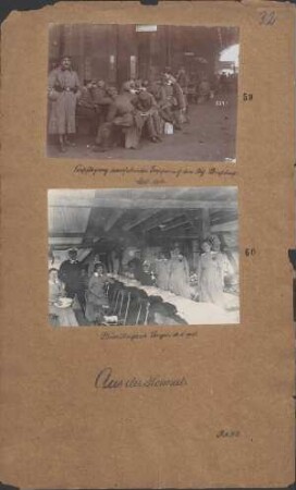 Flüchtlinge in Singen 13.11.1914