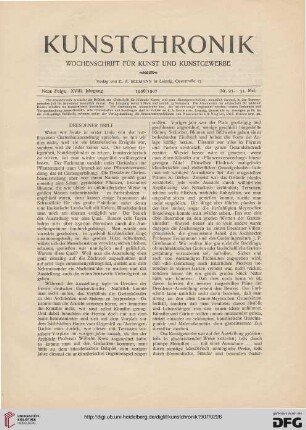 Heft 27 (31. Mai 1907)